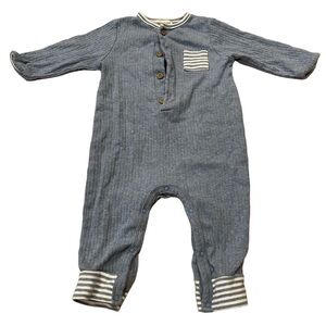 4/$20 Rabbit Bear by Emily and Oliver 6-9 months Romper Outfit One Piece Boys 🛑